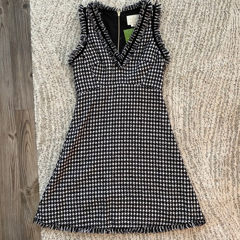 NWT Kate Spade Tweed Circle Dress